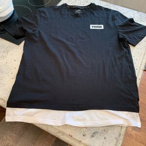 Puma Double Hem T-Shirt L NWOT